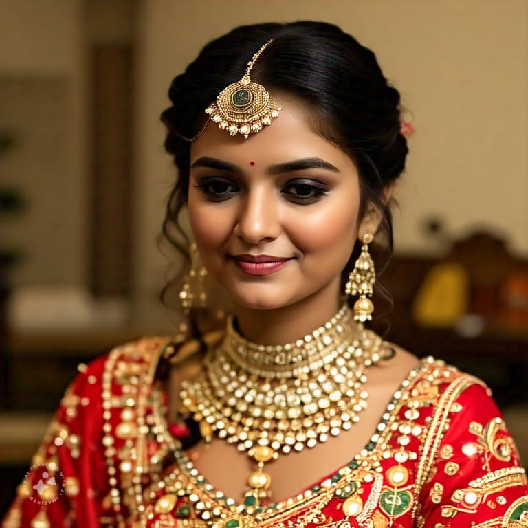 A guide for girls on choosing the perfect North Indian bridal reception hairstyle.